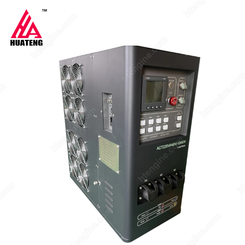 Black dual voltage 220V 440V portable 100kw intelligent AC load bank