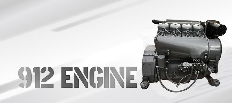 F6L912 Air Cooled 4 Stroke 6 Cylinder Engine 74kw 2300rpm Dielsel Engine for Deutz
