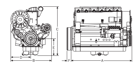 F2L511 Diesel Engine 4 Stroke Air Cooling 1800rpm to 2300 rpm for Deutz