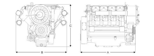 Air Cooling F8L413FW Diesel Engine for Deutz
