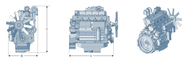 Brand New TCD2012 L04 2V Motor 4 Cylinder 88kw 104kw 2400rpm Water Cooled Diesel Engine assembly for Deutz