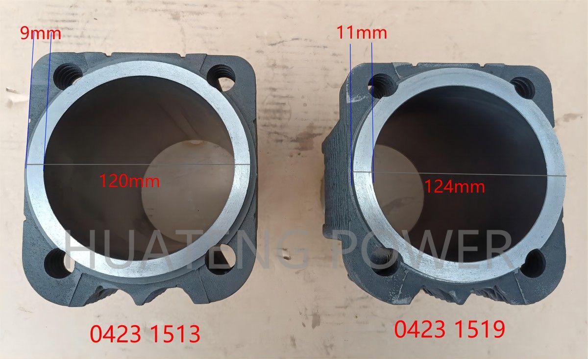 Air Cooling Cylinder Liner FL913 FL914 FL912W Engine Parts Sleeves Flange Diameter120 mm 04231513 04231508 for Duetz